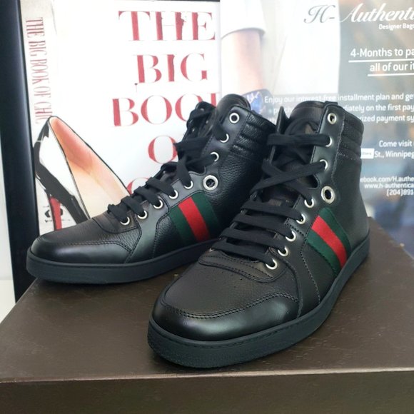 Gucci Black Coda High Top - Picture 1 of 3